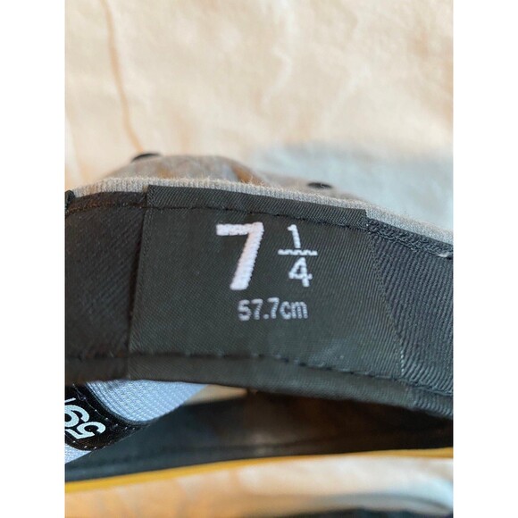 New Era Cap Hat Unisex Size 7 1/4" Color Black Gray Oakland Athletics Fitted Cap - Picture 12 of 12